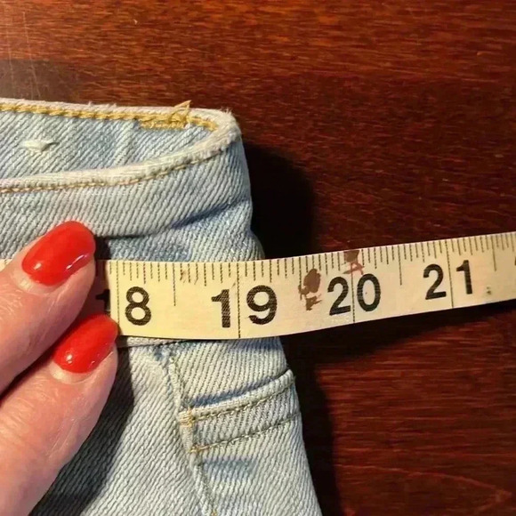 Talbots Womens Jeans 14 Light Wash Straight Leg Slim Ankle Button/Fly Zip Pocket - Picture 10 of 13